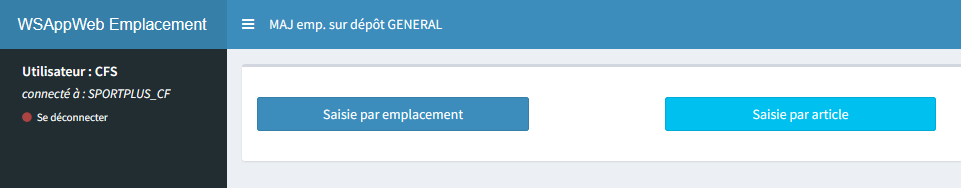 WSAppWeb Emplacement